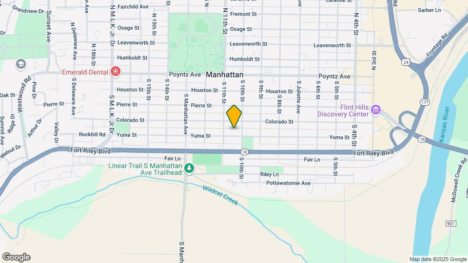 1012 Yuma St Map and Location Details