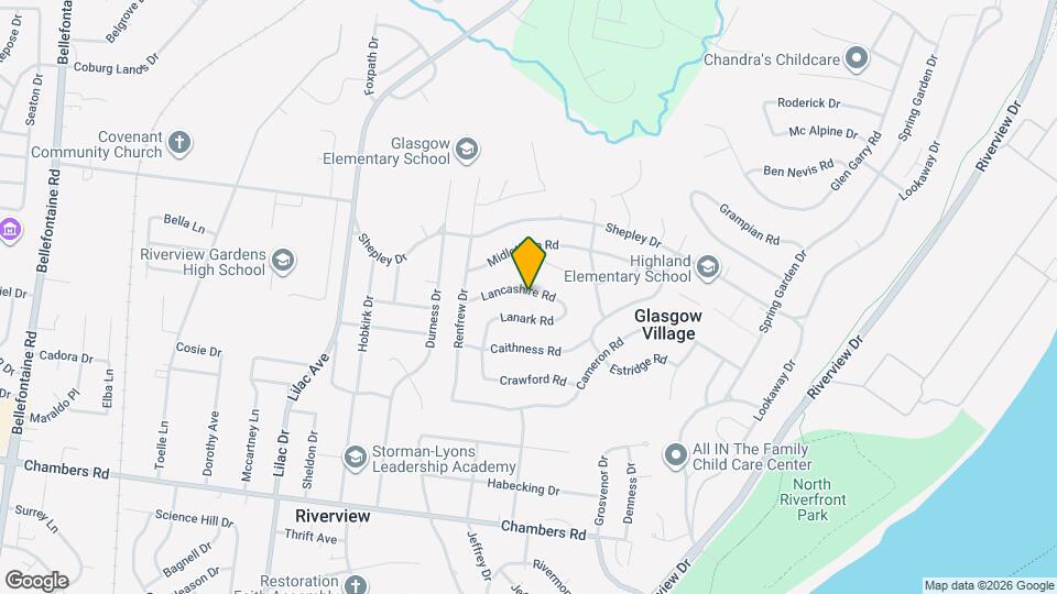 400 Lancashire Rd Map and Location Details