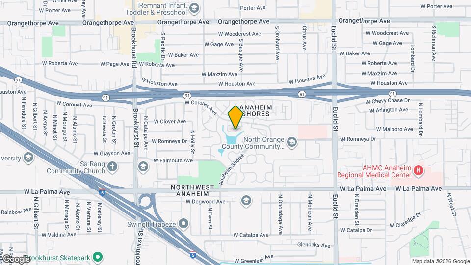 1356 N Schooner Ln Map and Location Details