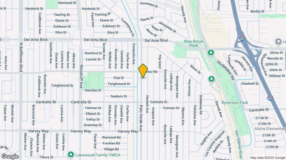 4632 Palo Verde Ave Map and Location Details