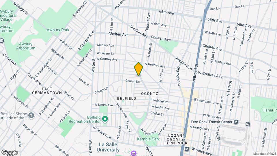 6012 Ogontz Ave Map and Location Details