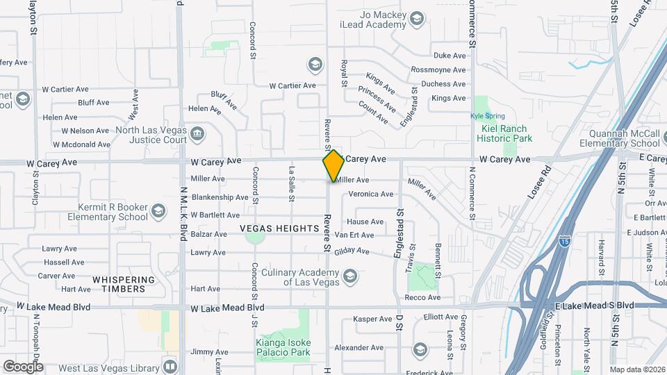 2308 Revere St Map and Location Details