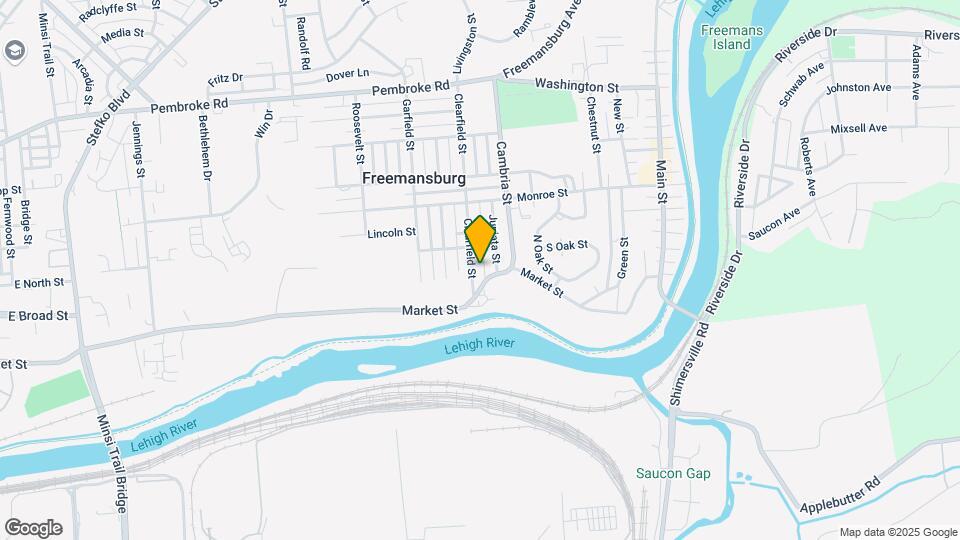 127 Clearfield St Map and Location Details