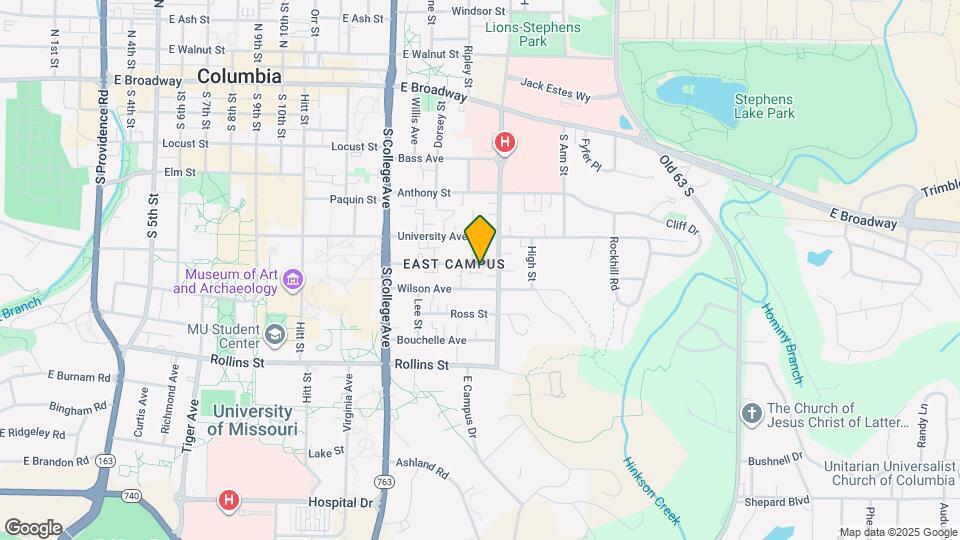 1510 Rosemary Ln Map and Location Details