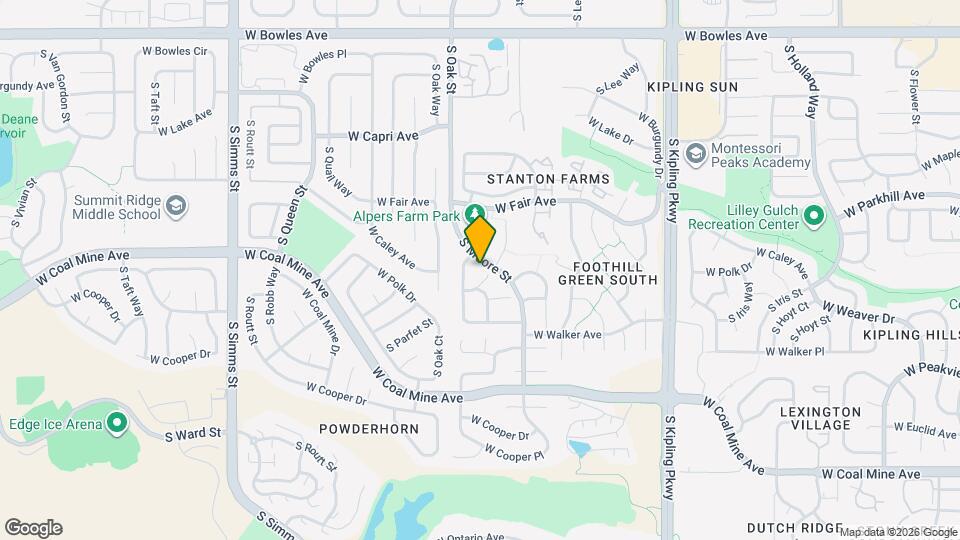 6335 S Nelson Way Map and Location Details