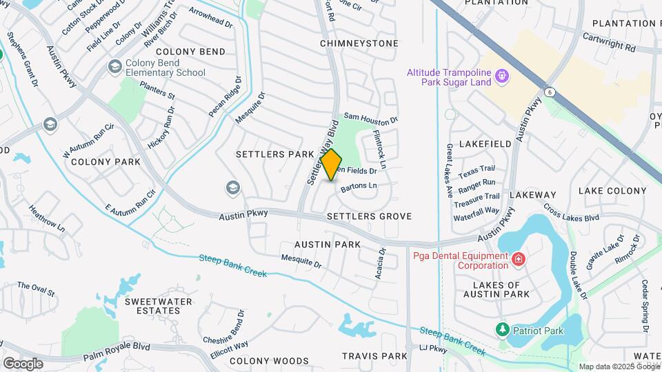 3610 Bee Bayou Ln Map and Location Details