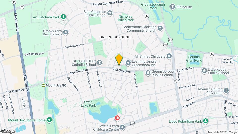 10 Greensborough Village Cir Map and Location Details