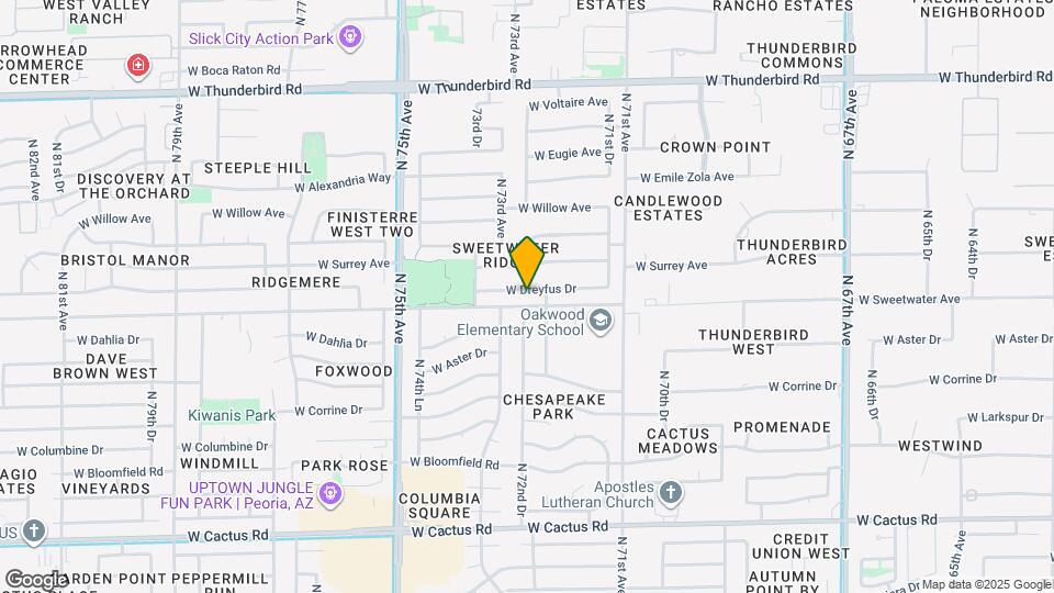 7223 W Dreyfus Dr Map and Location Details