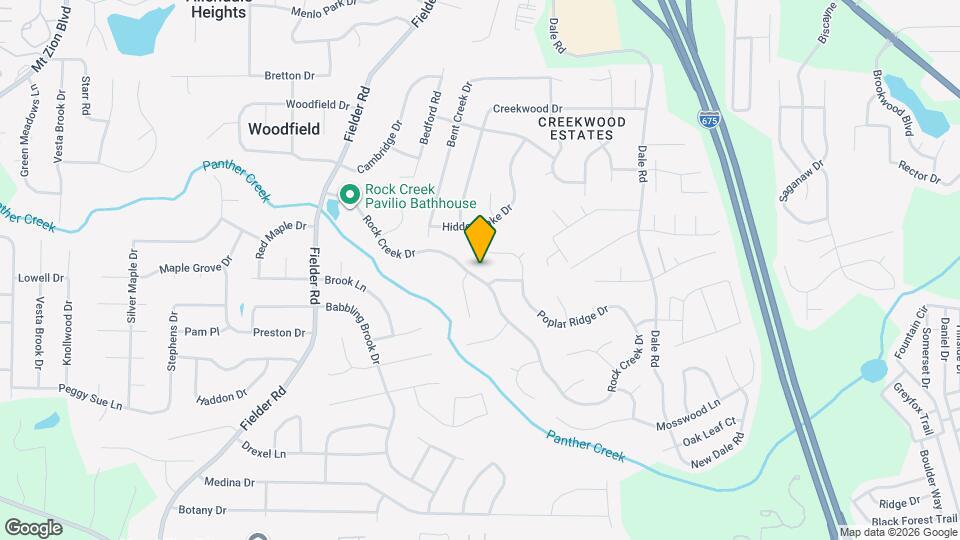 3212 Rock Creek Dr Map and Location Details