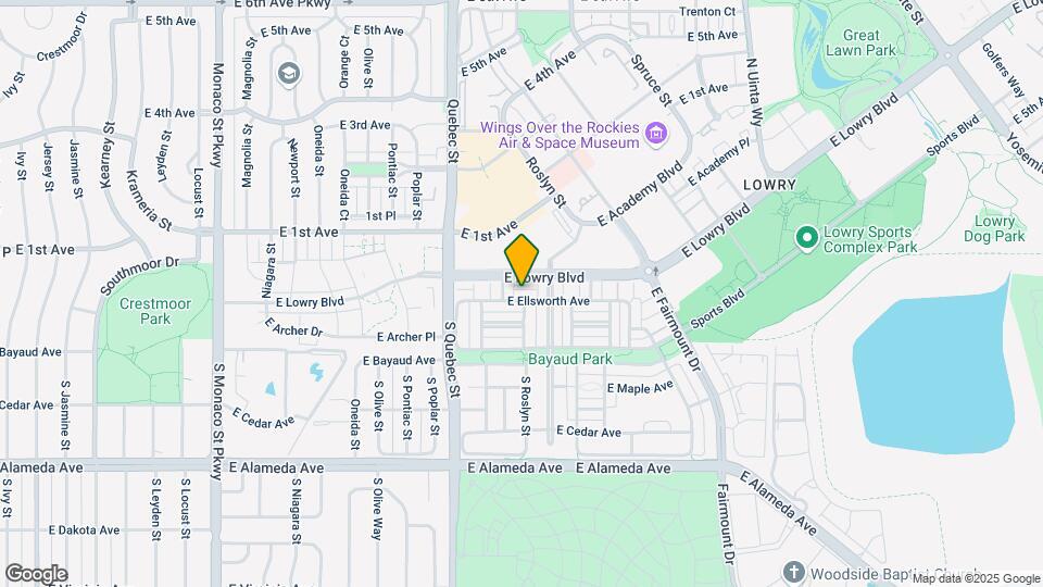 7469 E Ellsworth Ave Mapa y Detalles de la Ubicación