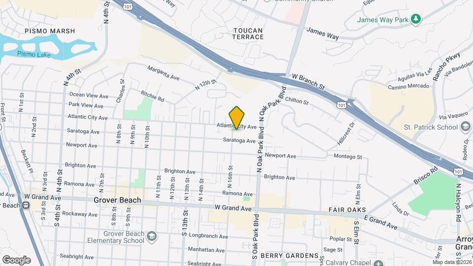 562 N 16th St Map and Location Details