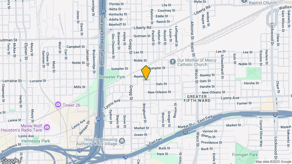 1808 Bringhurst St Map and Location Details