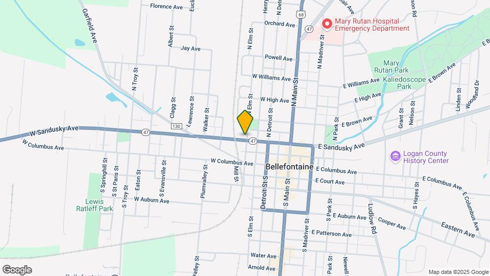 300 W Sandusky Ave Map and Location Details