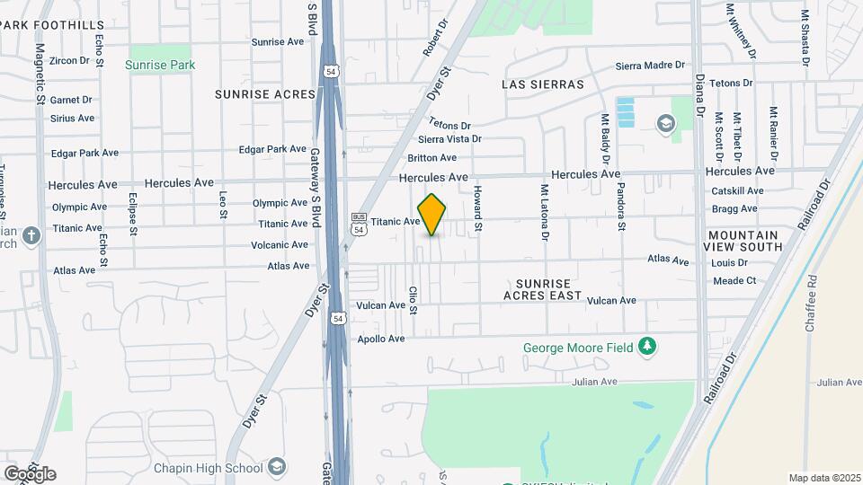 4614 Titanic Ave Map and Location Details