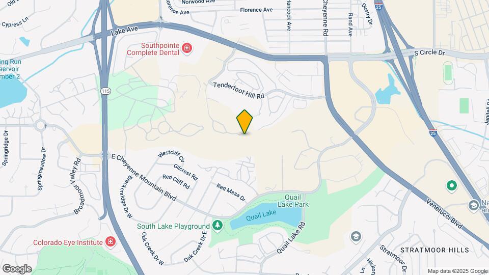 2912 Tenderfoot Hill St Map and Location Details