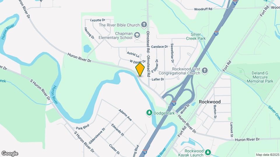 23210 Huron River Dr Map and Location Details