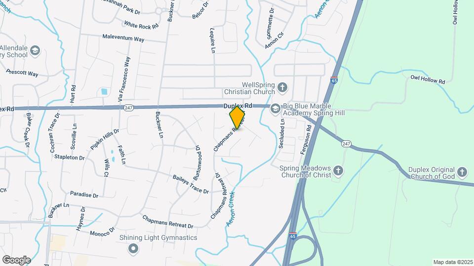 1216 Chapmans Retreat Dr Map and Location Details
