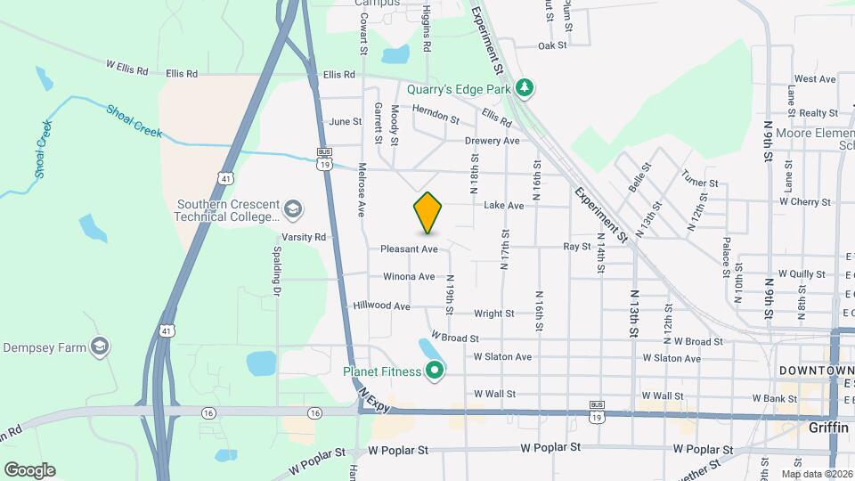 1223 Pleasant Ave Map and Location Details