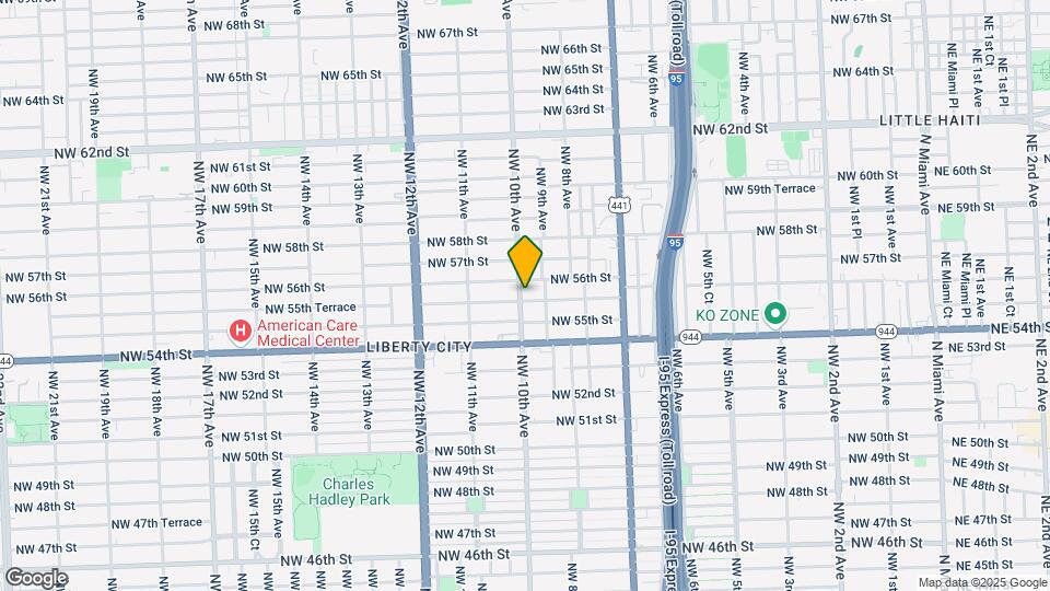 947 NW 55th Terrace Map and Location Details