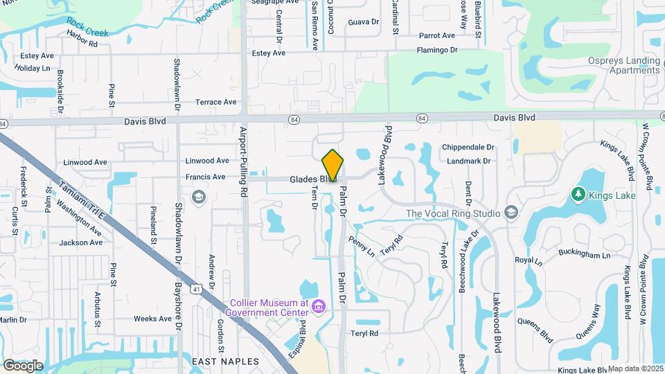 96 Glades Blvd Map and Location Details