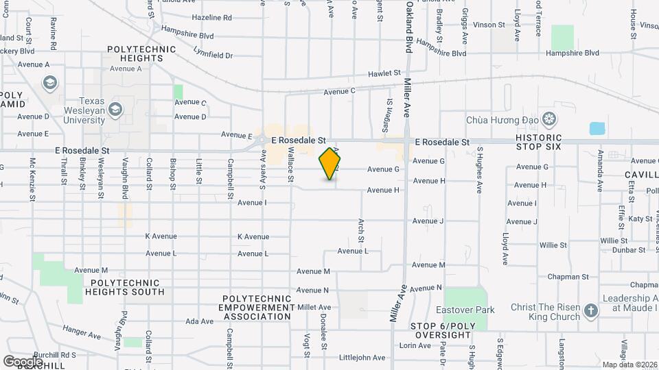 3921 Avenue H Map and Location Details