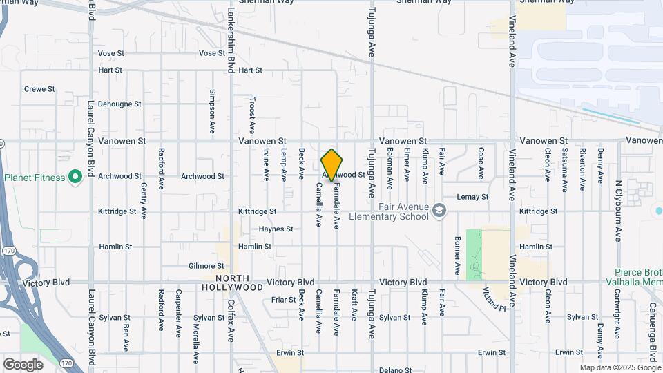 6645 Farmdale Ave Mapa y Detalles de la Ubicación