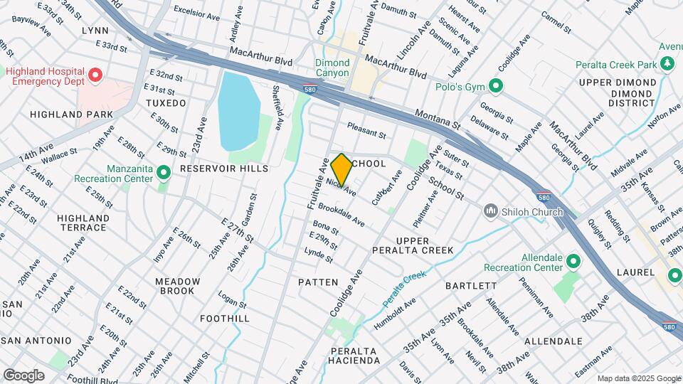 2811 Nicol Ave Map and Location Details