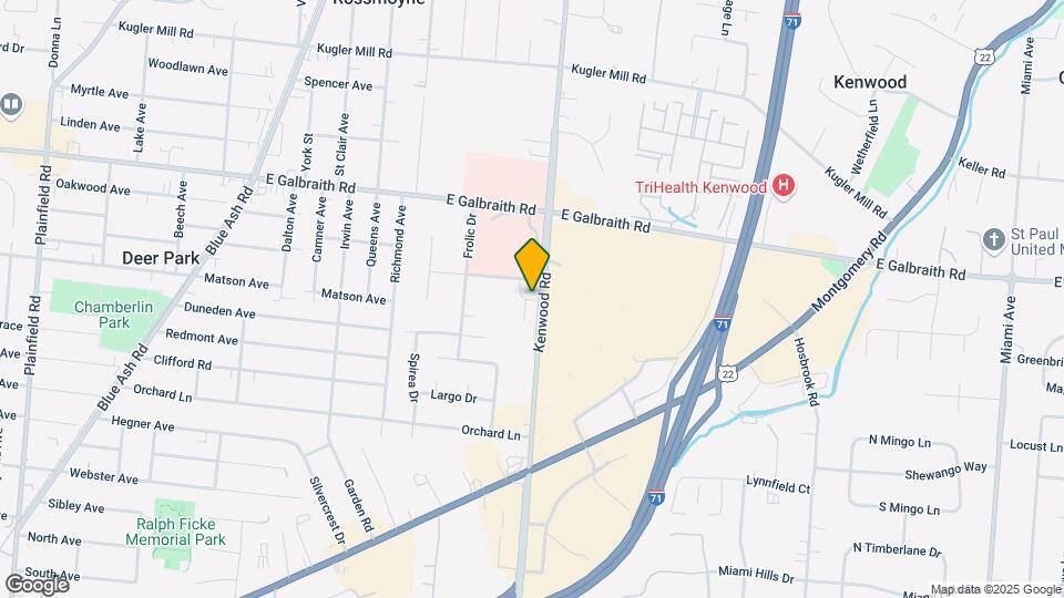 7969 Kenwood Rd Map and Location Details