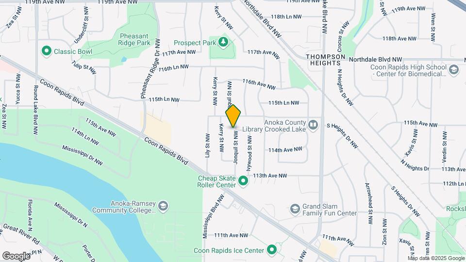 11430 Jonquil St NW Map and Location Details