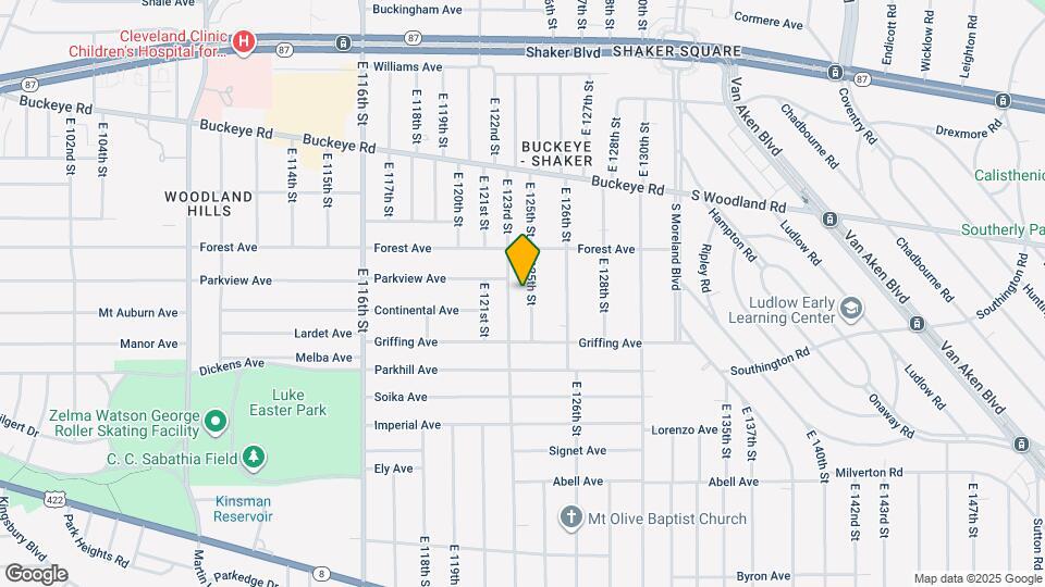 3018 E 125th St Map and Location Details