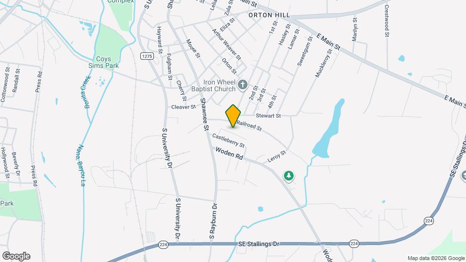 1701 Boney St Map and Location Details