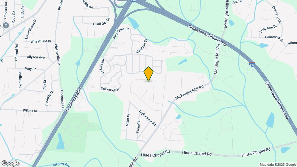 3724 Hillrise Dr Map and Location Details