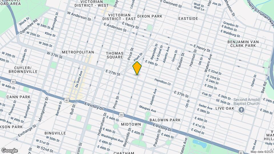 538 E 37th St Map and Location Details