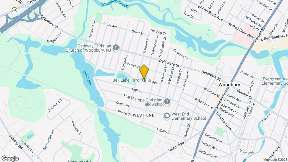 433 Myrtle Ave, Unit 1A Map and Location Details