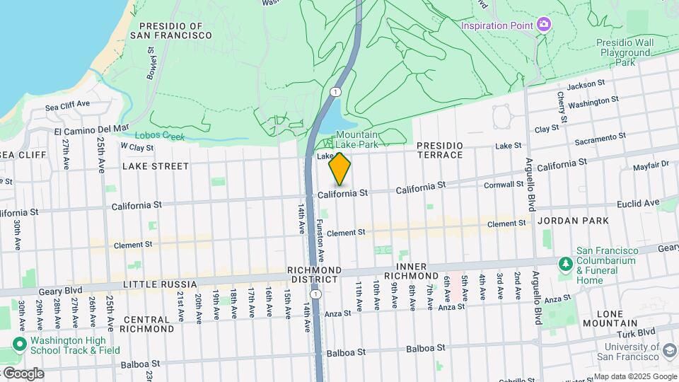 4950 California St Map and Location Details