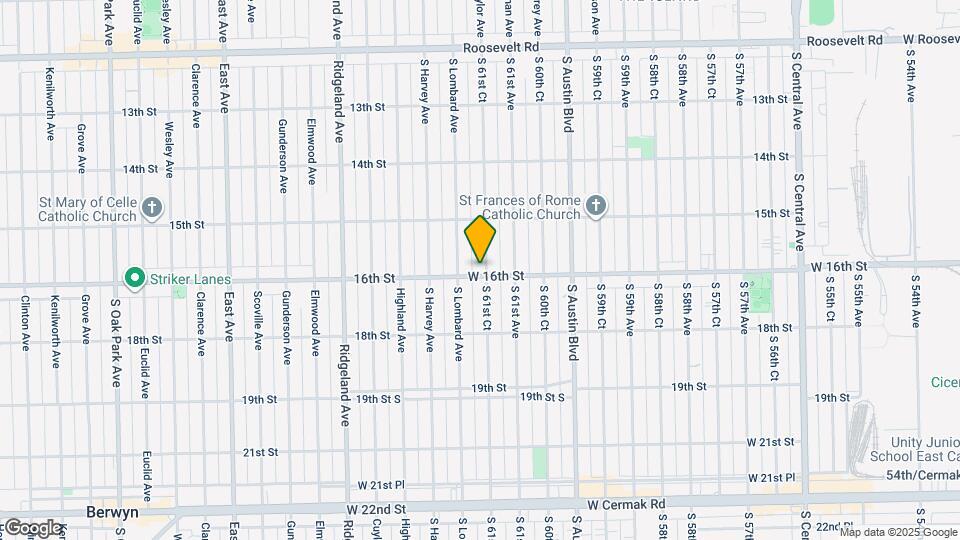 1548 S 61st Ct Mapa y Detalles de la Ubicación