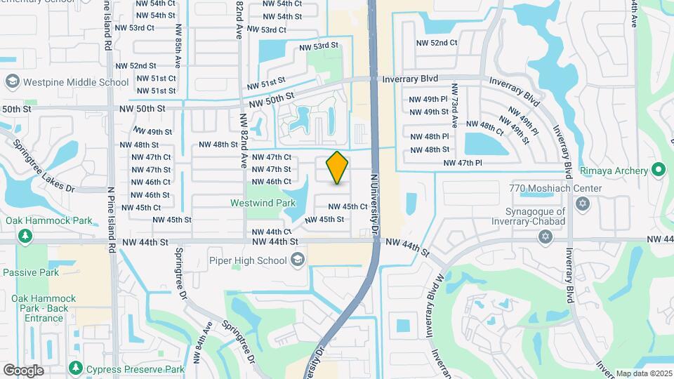 7771 NW 46th St Map and Location Details