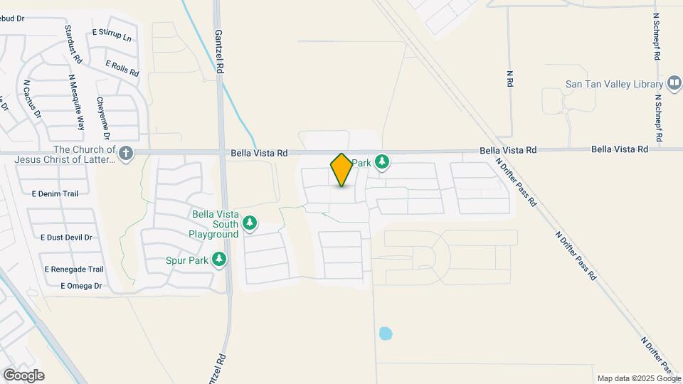 2741 E Cowboy Cove Trail Map and Location Details