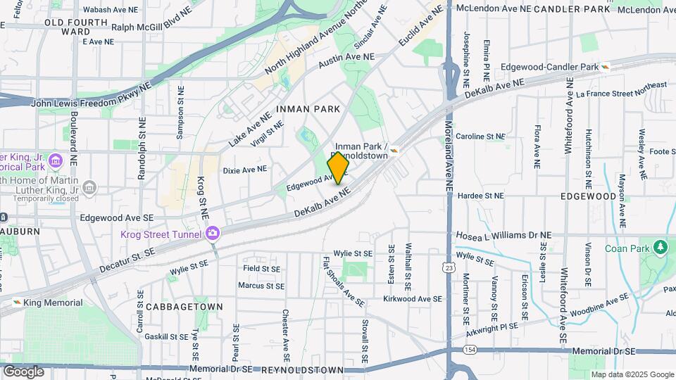 964 DeKalb Ave NE Map and Location Details