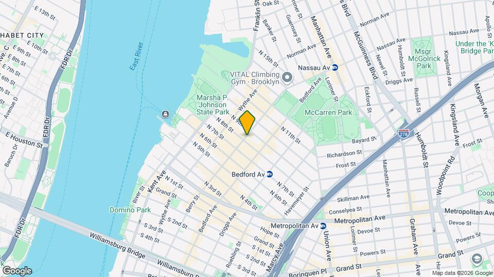 95 Berry St Map and Location Details