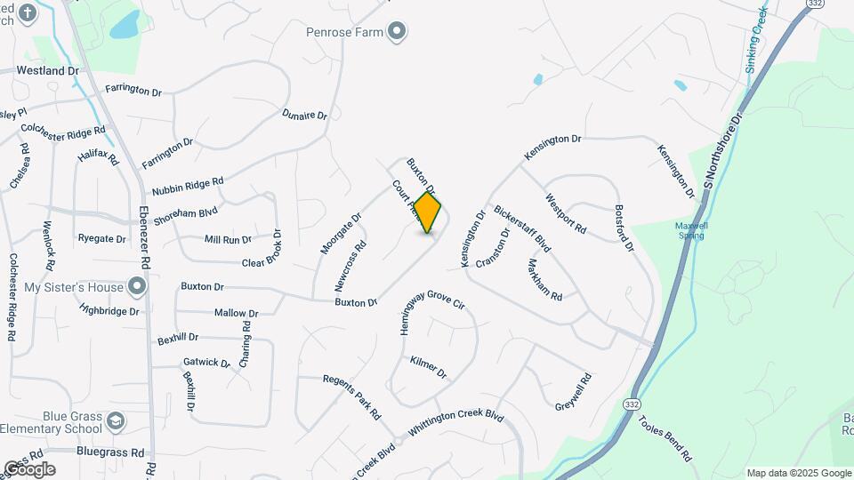 1452 Buxton Dr Map and Location Details