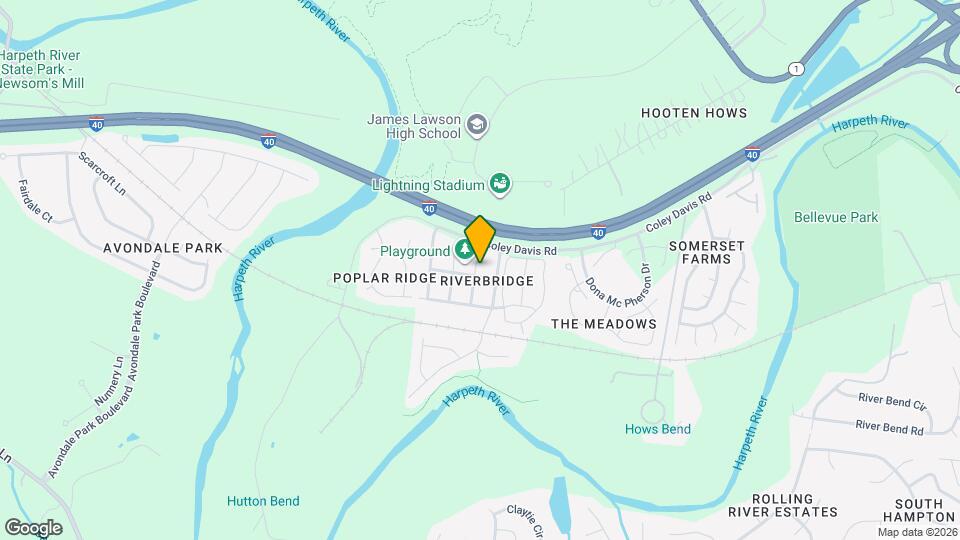 3612 Crossbrooke Dr Mapa y Detalles de la Ubicación