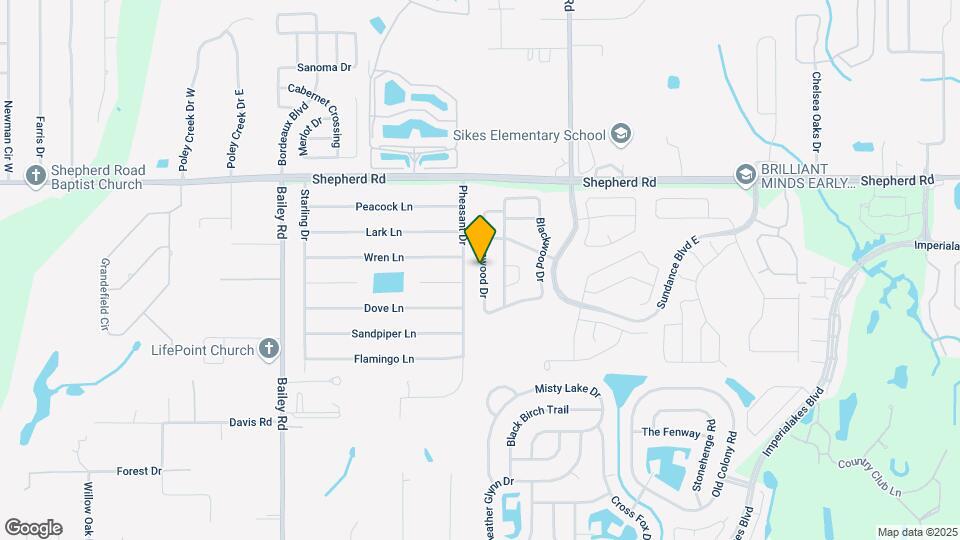 2438 Brownwood Dr Map and Location Details