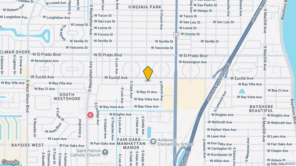3808 S Grady Ave Map and Location Details