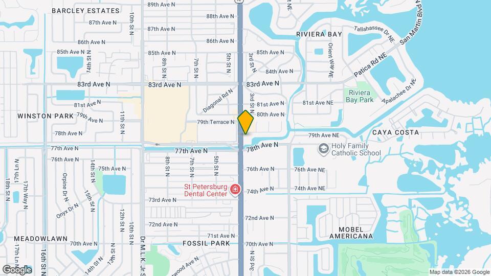 350 79th Ave N Mapa y Detalles de la Ubicación