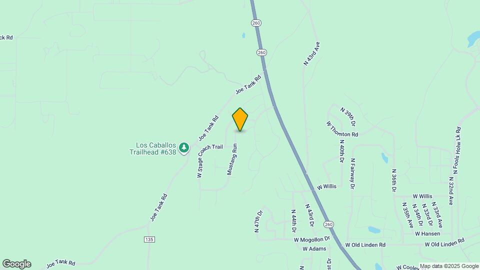 4760 W Bison Ln Map and Location Details