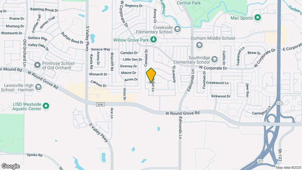 2114 Montclair Ln Map and Location Details