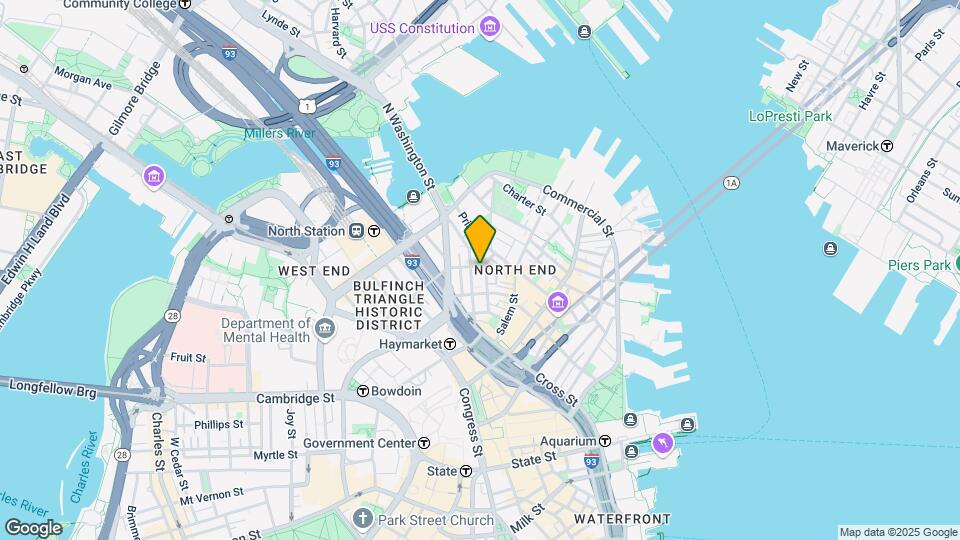 18 Thacher St Map and Location Details