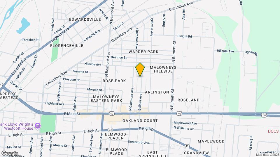 423 Bellaire Ave Map and Location Details