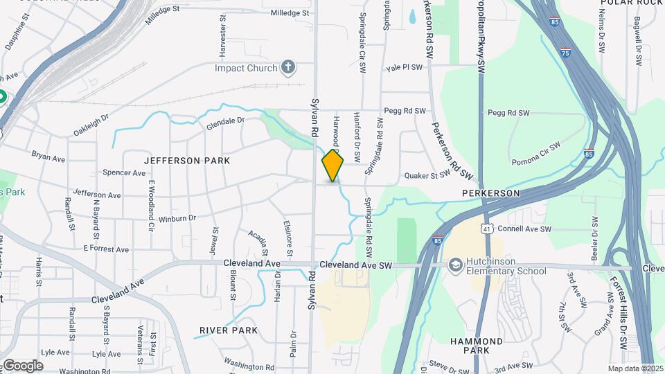 826 Jefferson Ave Map and Location Details